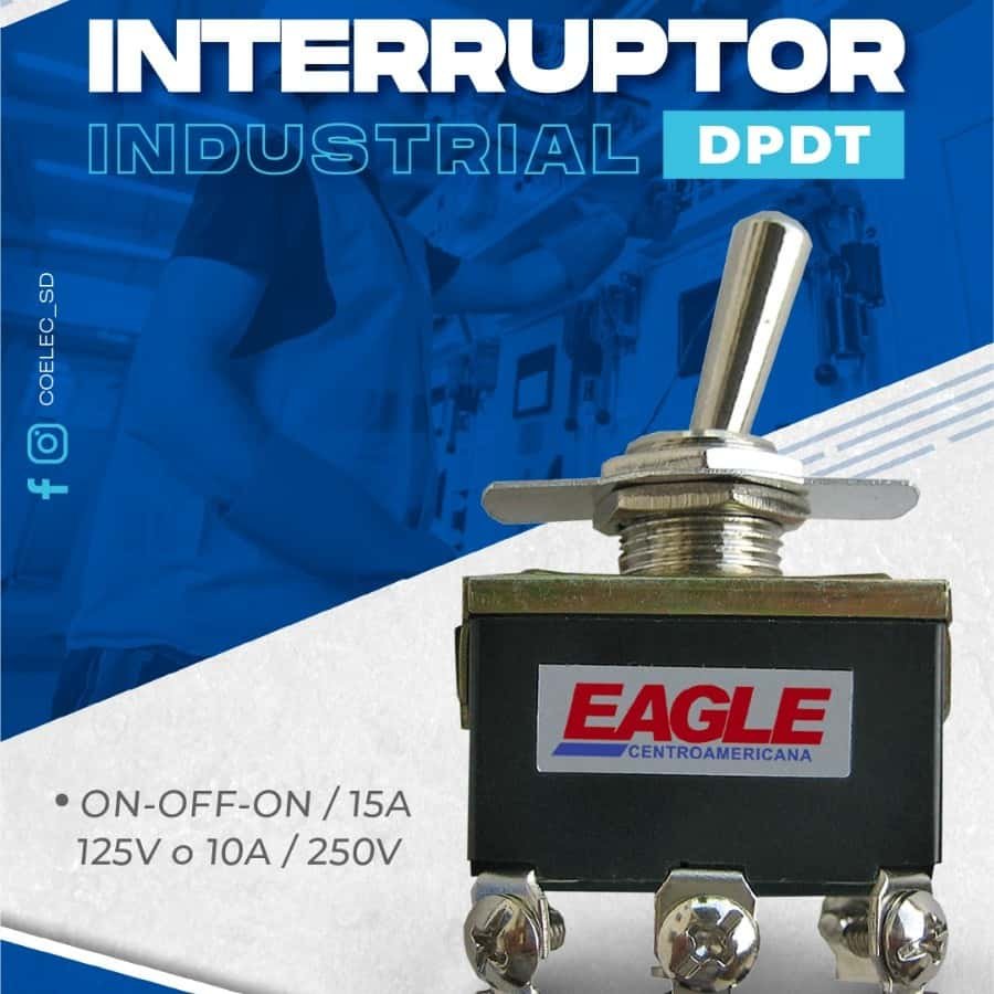 Interruptor industrial DPDT