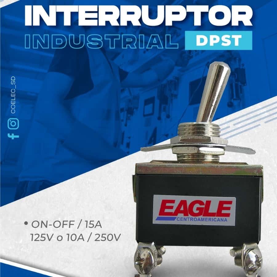 Interruptor industrial DPST