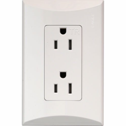 TOMACORRIENTE DOBLE TR 15A 125V