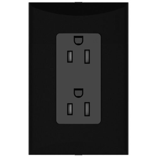 TOMACORRIENTE 15A/125V NEGRO 1009A-BK