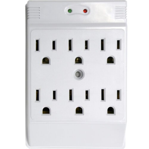 ADAPTADOR 6 SALIDAS CON PROTECTOR DE VOLTAJE 15A 125V