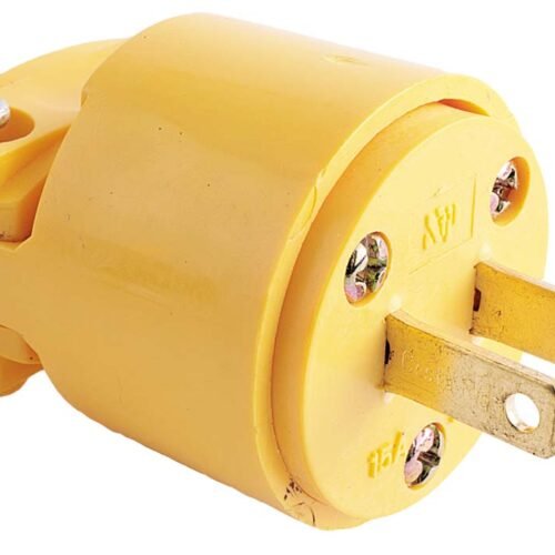 ENCHUFE 2P 15A/125V AMARILLO