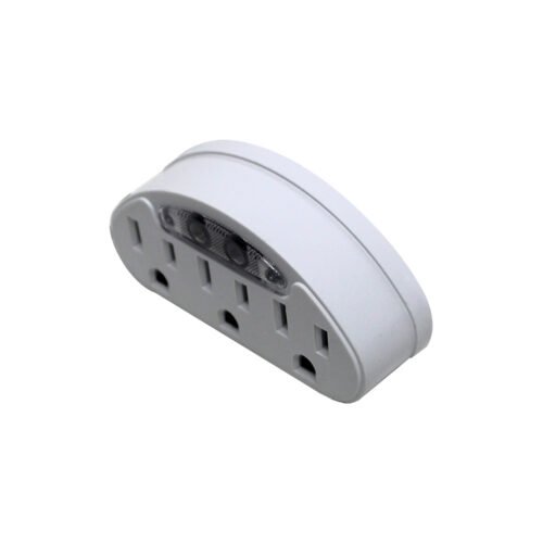 ADAPTADOR 3 SALIDAS CON LUZ PILOTO 15A 125V