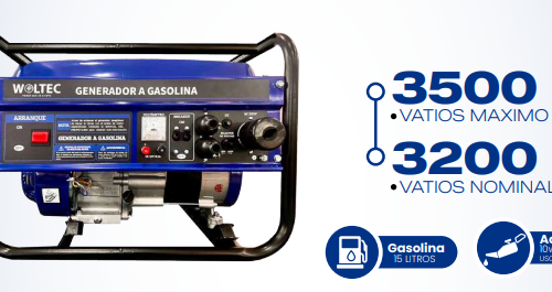 GENERADOR ELÉCTRICO 3500 VATIOS