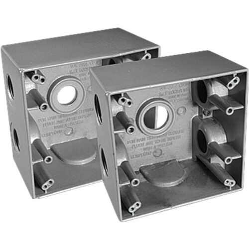 CAJA CUADRADA 3/4 p/INTERPERIE 4X4