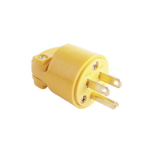 ENCHUFE 3P 15A/125V AMARILLO