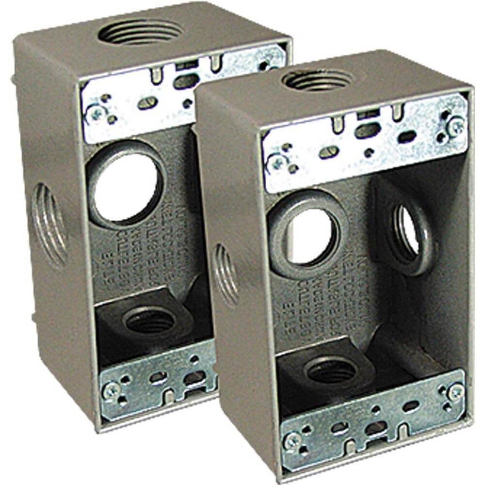 CAJA CUADRADA 1/2 P/INTERPERIE 4X4