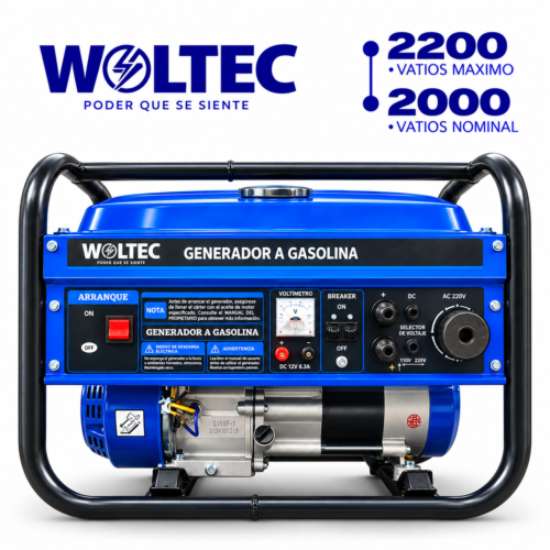 GENERADOR ELÉCTRICO 2200 VATIOS