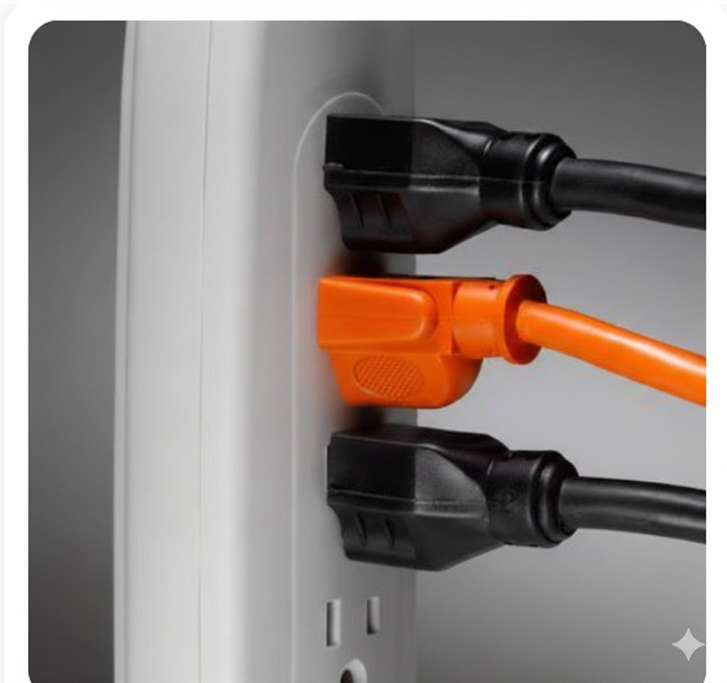 adaptador ENCHUFE 2P 15A/125V AMARILLO