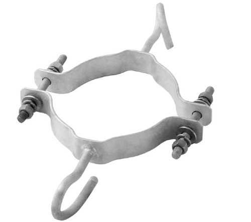 ABRAZADERA DOBLE OJAL ESPIRALADO