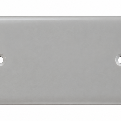 PLACA CIEGA RECTANGULAR MARFIL  EAGLE (2129)