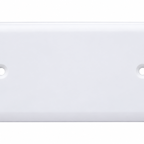 PLACA CIEGA RECTANGULAR BLANCA  EAGLE (2129-W)