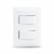 INTERRUPTOR DOBLE 15A/125V EAGLE BLANCO (1004-W)
