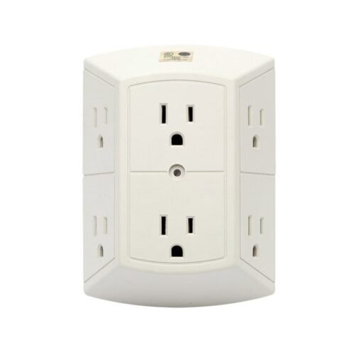 ADAPTADOR DE 6 SALIDAS 3 CARAS 15A 125V EAGLE (1152)