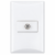 PLACA DE TELEVISION RG6 EAGLE BLANCO (1007-W)