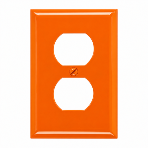 PLACA DOBLE TIPO 8 NARANJA EAGLE (2132-RN)