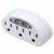 ADAPTADOR 3 SALIDAS CON LUZ PILOTO 15A 125V  (870)