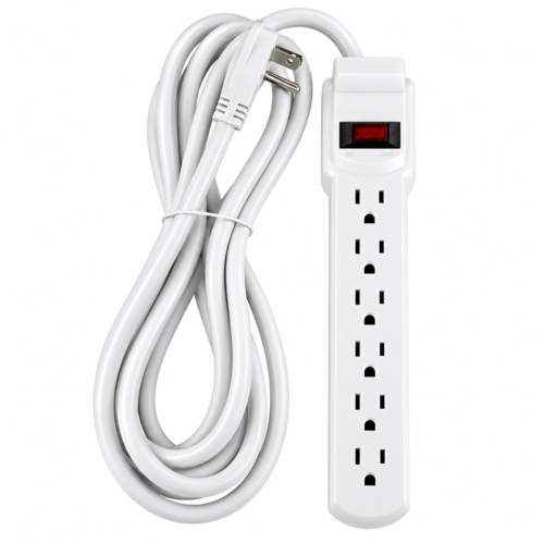 ADAPTADOR 6 SALIDAS+2USB+C CON PROTECCION VOLTAJE 15A 125V 1153