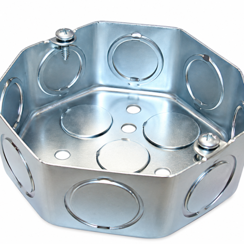CAJETIN OCTAGONAL GRANDE REFORZADO METALICO