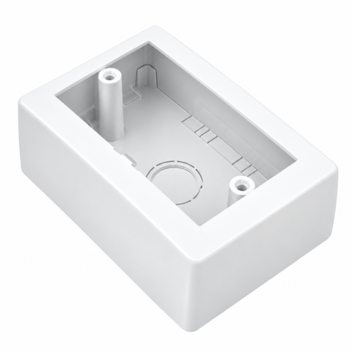 ec1e7740-e9bd-4678-a812-c2c85c77dd6d CAJA P/INTERRUPTOR TOMA 40MM BLANCO SOBREP AMPERIOX XILED