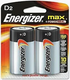 BATERIA ALCALINA TIPO D GRANDE ENERGIZER (PAR)
